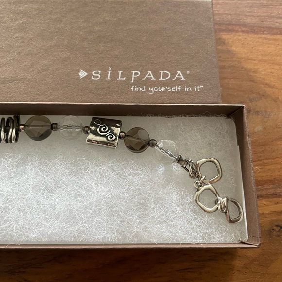 Silpada Sterling Silver and Quartz Bracelet - Picture 3 of 7